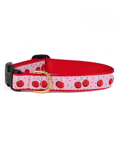Up Country Cherries Dog Collar