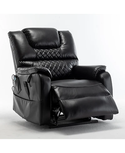 Flynama Lounge chair lift chair relax sofa chair sitting room furniture sitting room power supply elderly electric lounge chair (180 degree lying flat