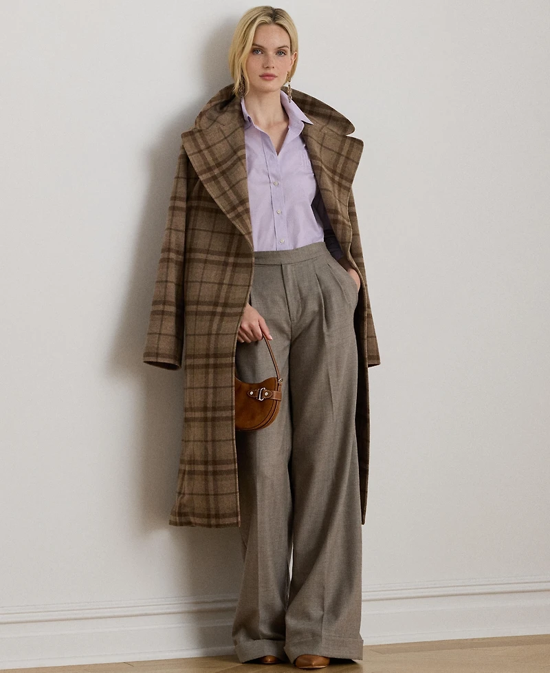 Lauren Ralph Women's Long Sleeve Relaxed Fit Cotton Shirt