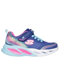 Skechers Little Girls-Lights: Cosmic Glow - Rainbow Dream Stay-Put Closure Casual Sneakers from Finish Line