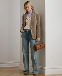 Lauren Ralph Women's Bullion Corduroy Long Sleeve Blazer