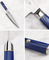 Cangshan Kita Series 5" Serrated Utility Knife with Sheath