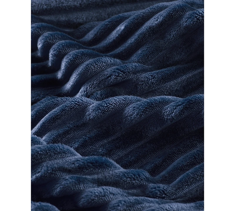 Arch Studio Ribbed Plush Blanket, Full/Queen, Macy's Exclusive