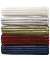 Arch Studio Ribbed Plush Blanket, King, Macy's Exclusive