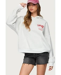 Edikted Women's Feeling Lucky Oversized Hoodie