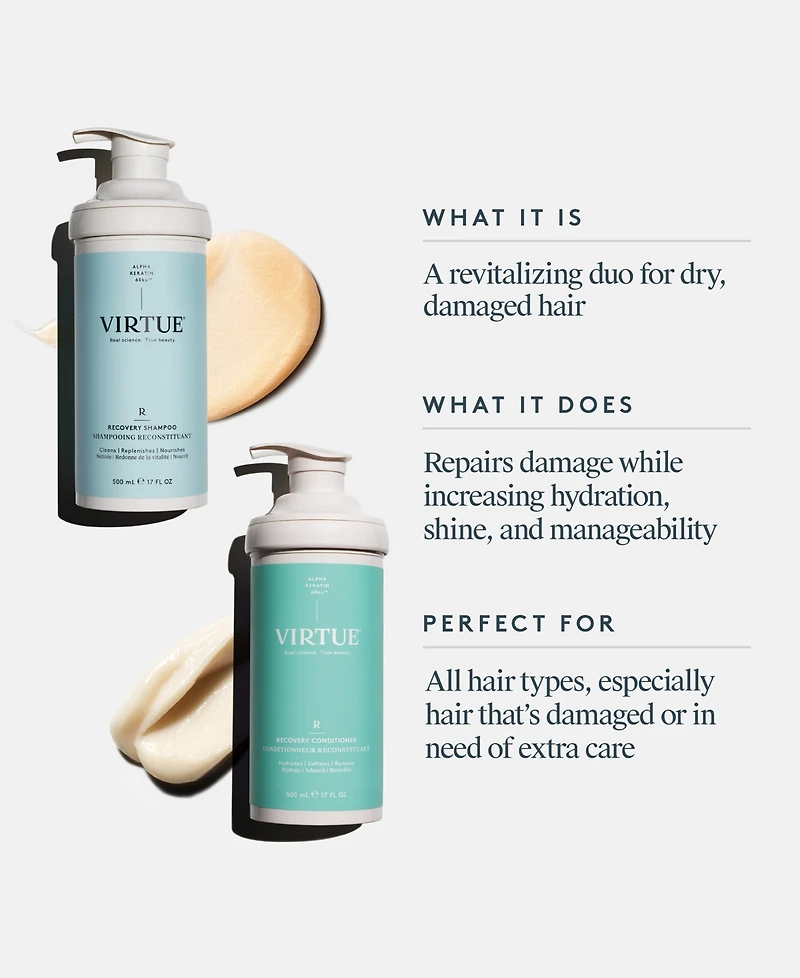 Virtue 2-Pc. Jumbo-Size Recovery Shampoo & Conditioner Set