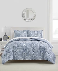 Sunham Leah Damask 3-Pc. Comforter Sets