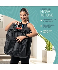 Lifepro Portable Home Gym Push-Up Board with Resistance Bands – Full Body Workout Kit for Strength Training at Home