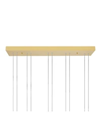 Cwi Lighting 27" Metal Hoops 5 Light Led Chandelier