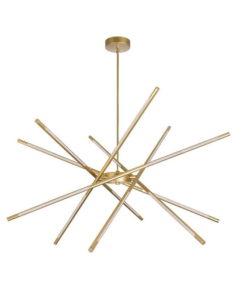 Cwi Lighting 48.5" Metal Oskil Led Integrated Chandelier