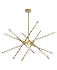 Cwi Lighting 48.5" Metal Oskil Led Integrated Chandelier