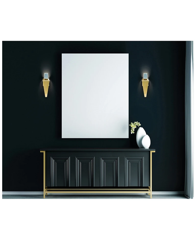 Cwi Lighting 16" Metal Catania Led Integrated Wall Light