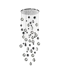 Cwi Lighting 89" Metal Salvador Led Integrated Chandelier