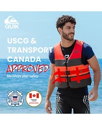 Quiksilver Uscg Approved Adult Life Vest