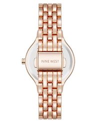 Anne Klein Women's Quartz Essential Rose Gold-Tone Metal Alloy Watch, 34mm