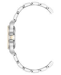 Anne Klein Women's Quartz Iconic Silver-Tone and Gold-Tone Metal Alloy Watch, 35mm