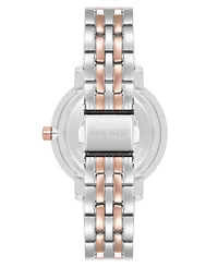 Anne Klein Women's Quartz Premium Gray and Two-Tone Metal Alloy Watch, 35mm