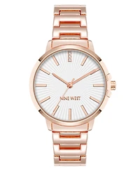 Anne Klein Women's Quartz Classic Rose Gold-Tone Metal Alloy Watch, 35mm