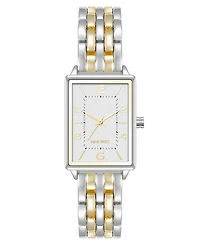Anne Klein Women's Quartz Casual Silver-Tone and Gold-Tone Metal Alloy Watch, 23mm
