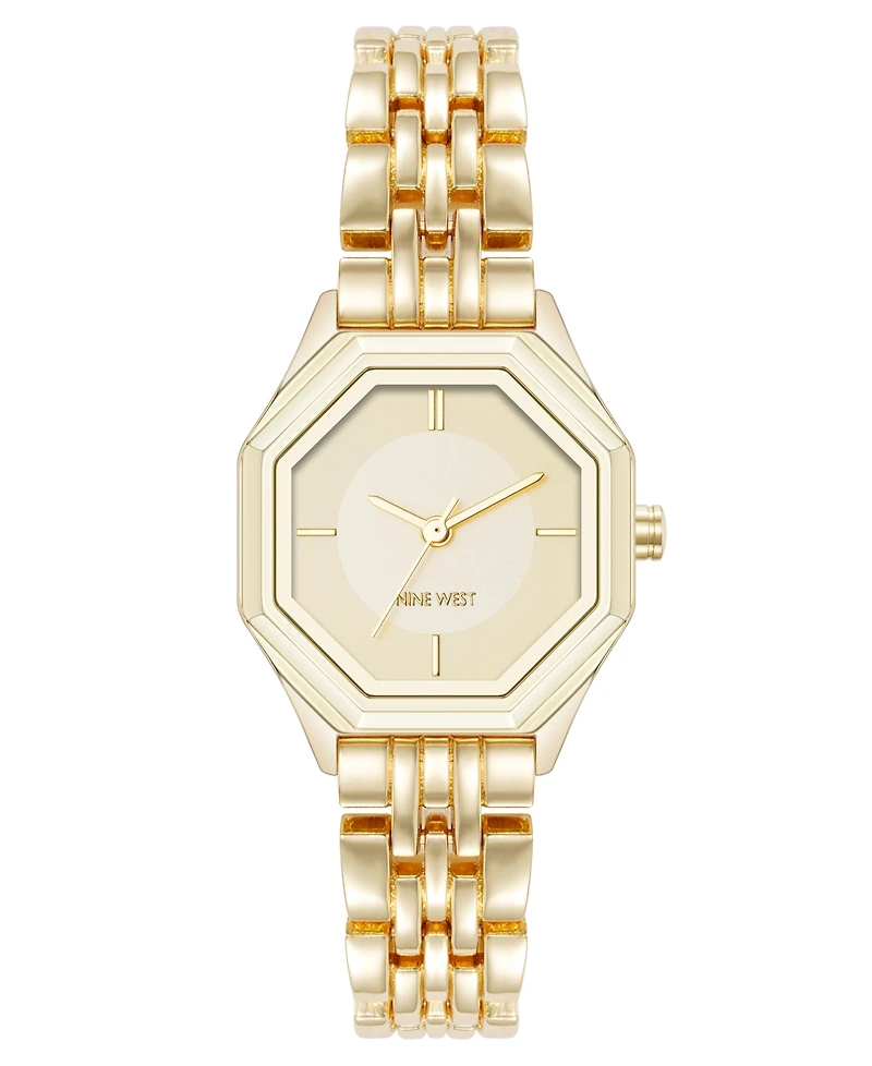Anne Klein Women's Quartz Exquisite Gold-Tone Metal Alloy Watch, 28mm