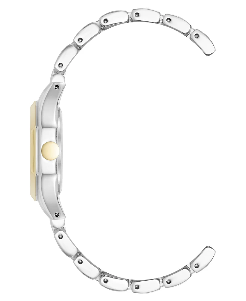 Anne Klein Women's Quartz Exquisite Silver-Tone and Gold-Tone Metal Alloy Watch, 28mm