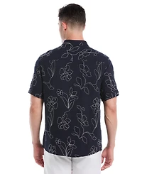 Cubavera Men's Embroidered Short Sleeve Button Down Shirt