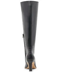 Dolce Vita Women's Emmi Wide-Calf Pointed-Toe Blade-Heel Knee-High Tall Dress Boots