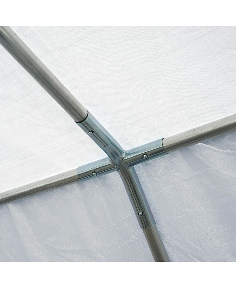 Outsunny 13' x 26' Heavy-duty Large Wedding Tent with Sidewalls,