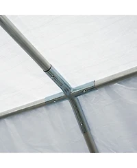 Outsunny 13' x 26' Heavy-duty Large Wedding Tent with Sidewalls,