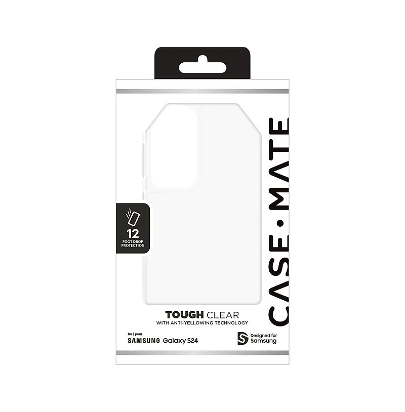 Case-Mate Tough Case for Samsung Galaxy S24-Clear