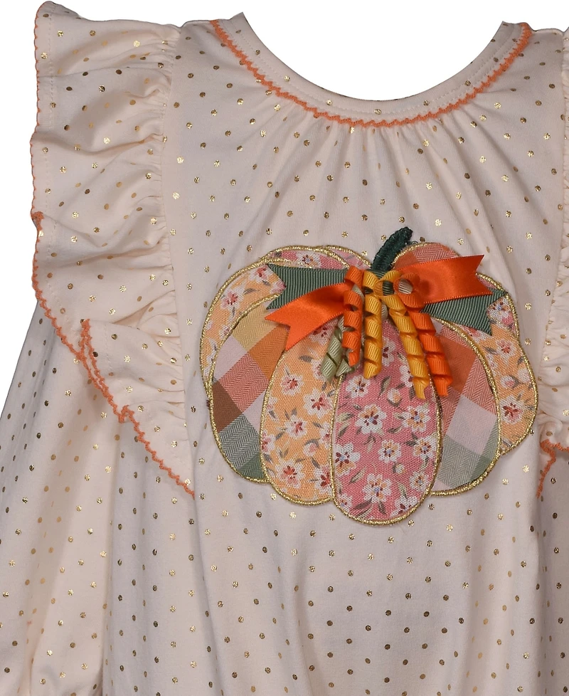 Bonnie Baby Girls Harvest Coverall