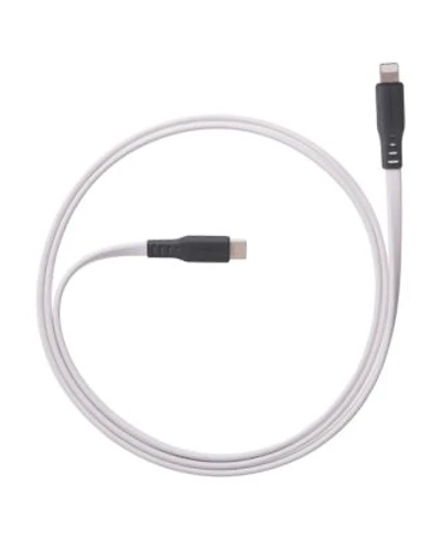 Ventev Flat Usb C to Apple Lightning High Speed Tangle-Free 6 Foot Cabl