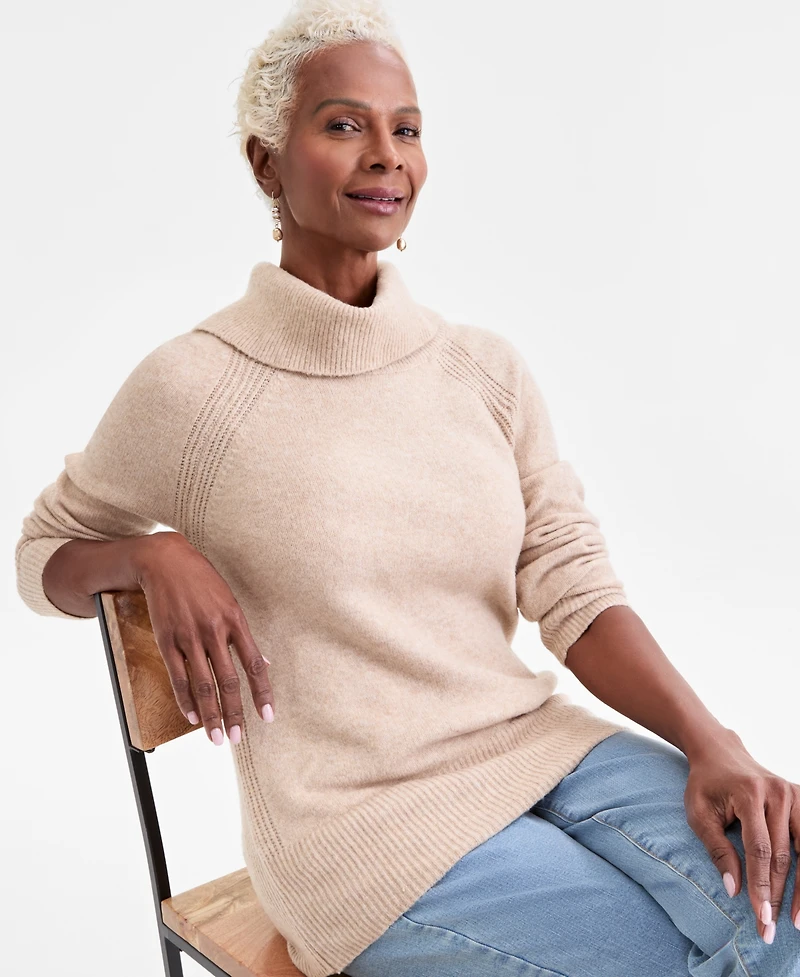 Style & Co Women's Cowl-Neck Tunic Sweater, Macy's Exclusive
