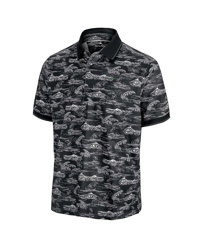 Tommy Bahama Men's Black Oregon Ducks Sport Bay View IslandZone Polo Shirt