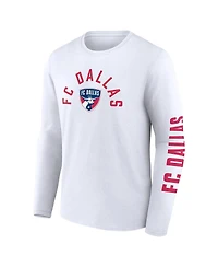 Fanatics Men's White Fc Dallas Component Long Sleeve T-Shirt