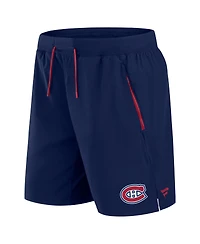 Fanatics Men's Navy Montreal Canadiens Authentic Pro Rink Performance Shorts