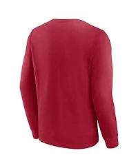 Fanatics Men's Crimson Alabama Tide Destination Pullover Sweatshirt