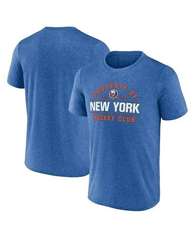 Fanatics Men's Heather Royal New York Islanders Property of T-Shirt