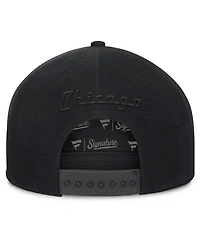 Fanatics Men's Black Chicago Blackhawks Front Office Adjustable Hat