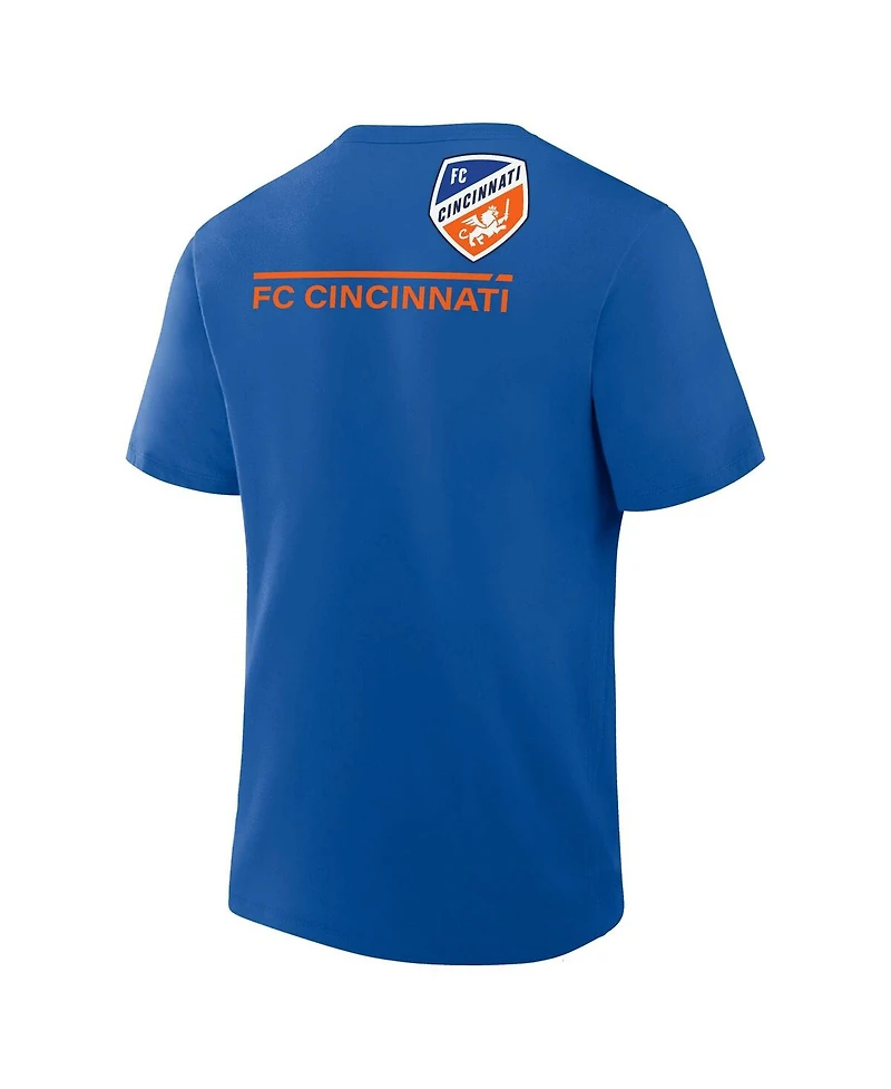 Fanatics Men's Blue Fc Cincinnati Corner Kick Legacy T-Shirt
