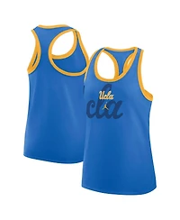 Jordan Women's Blue Ucla Bruins Primetime Racerback Tri-Blend Tank Top