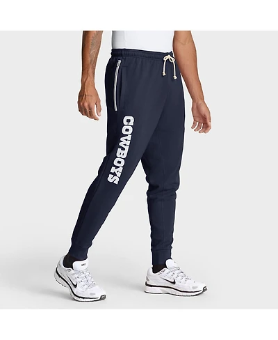 Nike Men's Navy Dallas Cowboys Sideline Ground Game Performance Taper Pants