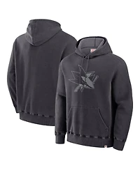 Fanatics Men's Black San Jose Sharks Made Canada Pullover Hoodie
