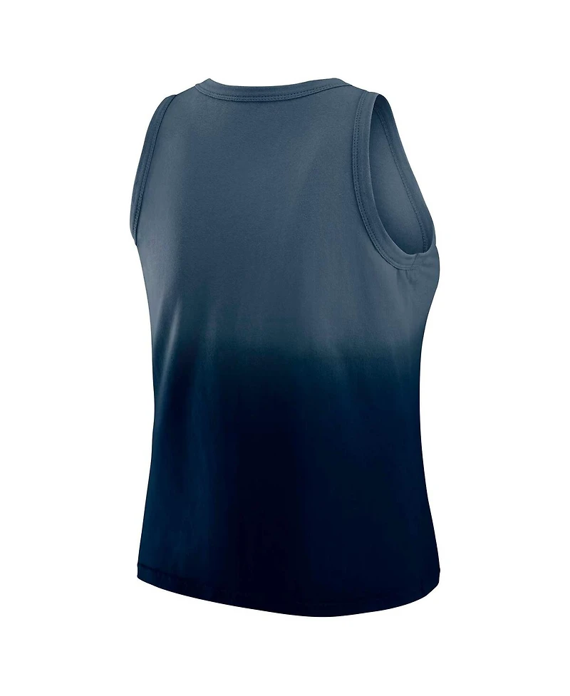 Wear by Erin Andrews Women's Navy Seattle Seahawks Ombre Tank Top