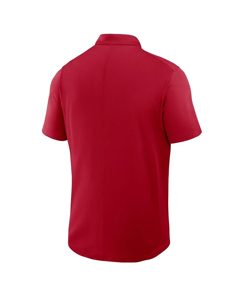 Nike Men's Red Tampa Bay Buccaneers Rewind Victory Performance Polo Shirt