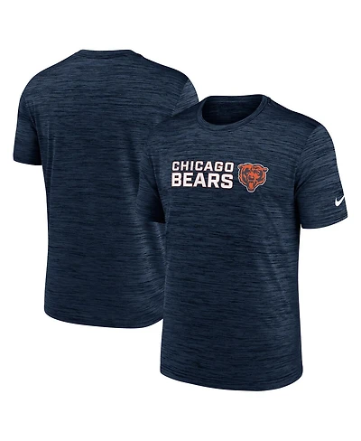 Nike Men's Navy Chicago Bears Big Tall Primetime Reverse Play Velocity Performance T-Shirt