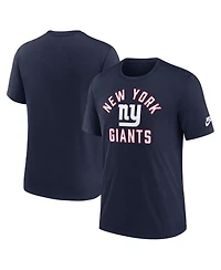Nike Men's Navy New York Giants Favorable Timeline Tri-Blend T-Shirt