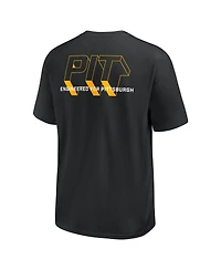 Nike Men's Black Pittsburgh Steelers Dominate the Game Essential Max90 T-Shirt
