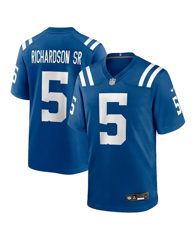 Nike Men's Anthony Richardson Sr. Royal Indianapolis Colts Team Game Jersey