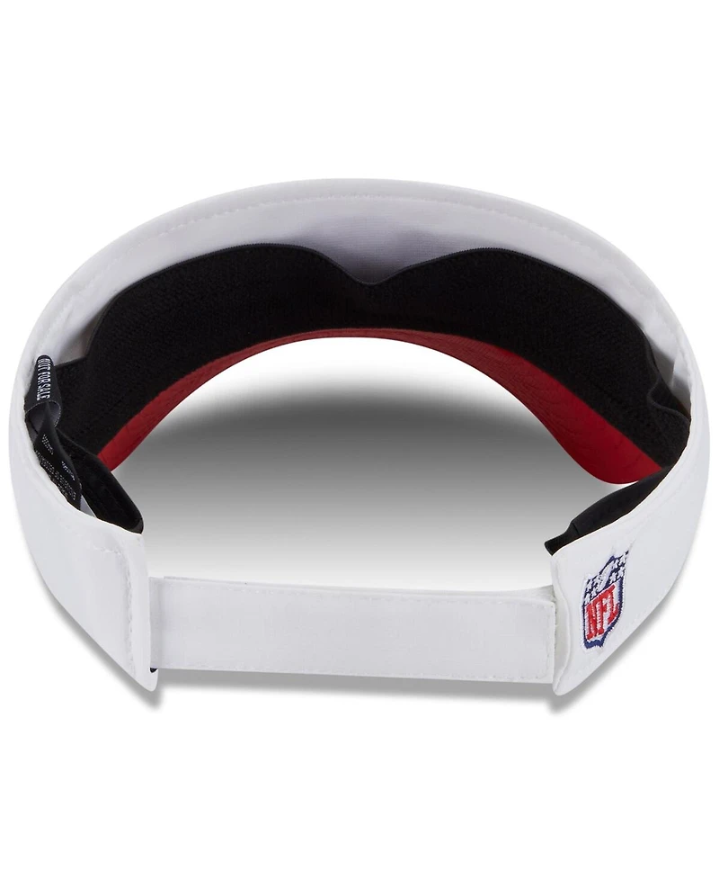 New Era Men's White/Scarlet San Francisco 49ers 2025 Nfl Training Camp Adjustable Visor Hat